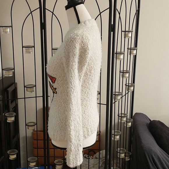 "Ugly" Christmas sweater, holiday snowman bead, Sm - Picture 3 of 8